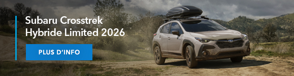 En savoir plus sur le Crosstrek Hybride Limited 2026