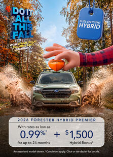 Forester Hybrid - October Ontario Offer